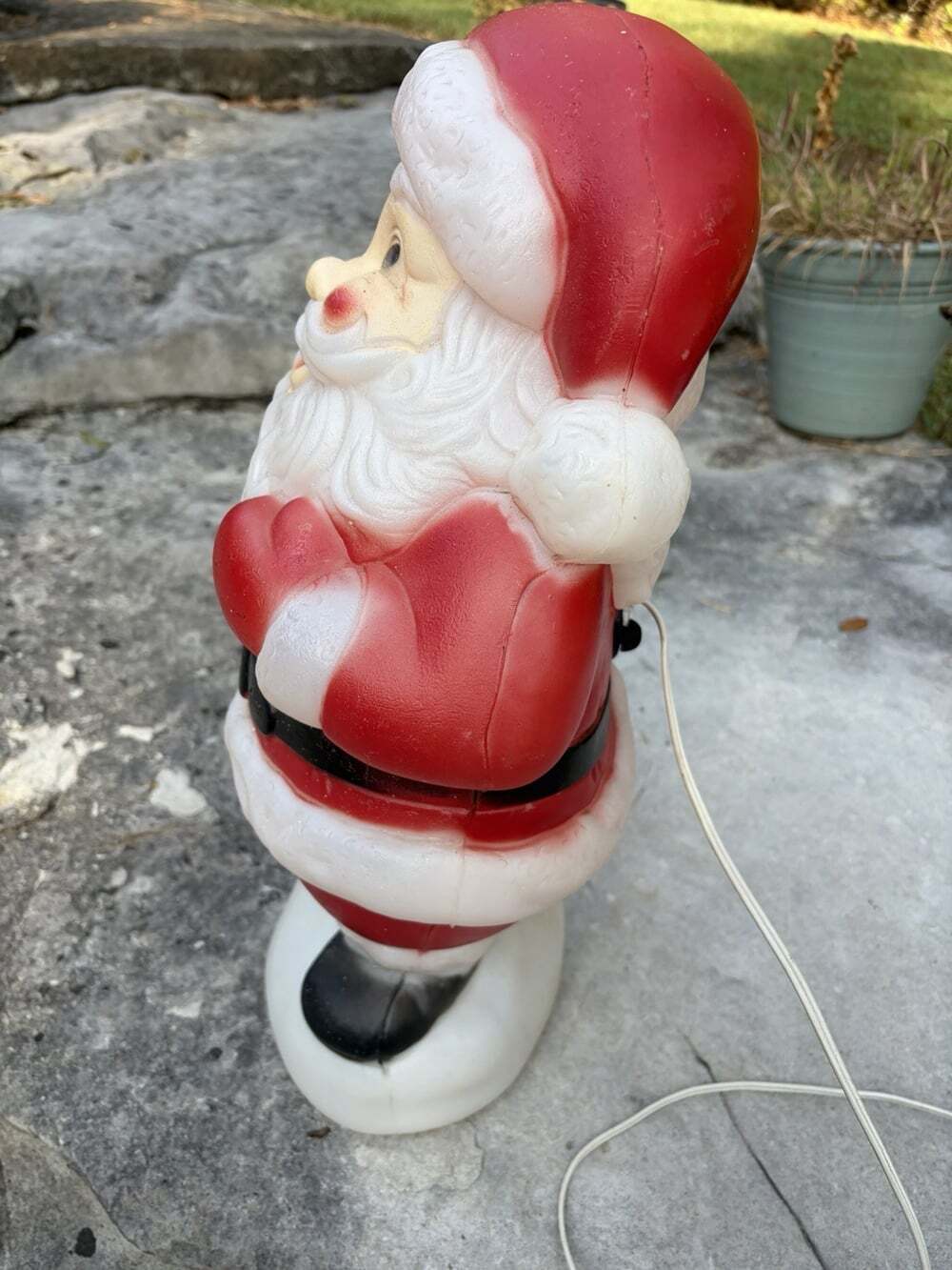 Vintage 19" Empire Waving Santa Claus Christmas Blow-Mold 1996 - Picture 6 of 6